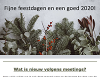 Meetings.nl nieuwsbrief december 2019