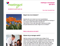 Meetings.nl nieuwsbrief april 2015