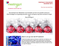 Meetings.nl nieuwsbrief december 2013