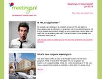 Meetings.nl nieuwsbrief juli 2013