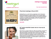 Meetings.nl nieuwsbrief mei 2015