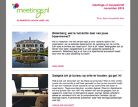 Meetings.nl nieuwsbrief november 2016