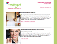Meetings.nl nieuwsbrief oktober 2013